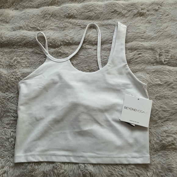 Beyond Yoga Tops - Beyond Yoga Classic White Tank